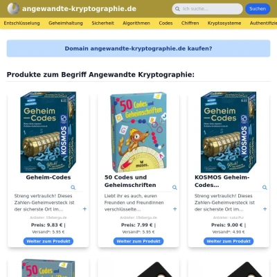 Screenshot angewandte-kryptographie.de