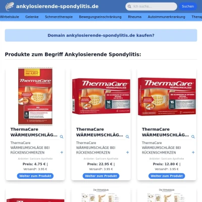 Screenshot ankylosierende-spondylitis.de