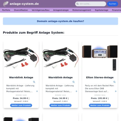 Screenshot anlage-system.de