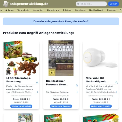 Screenshot anlagenentwicklung.de