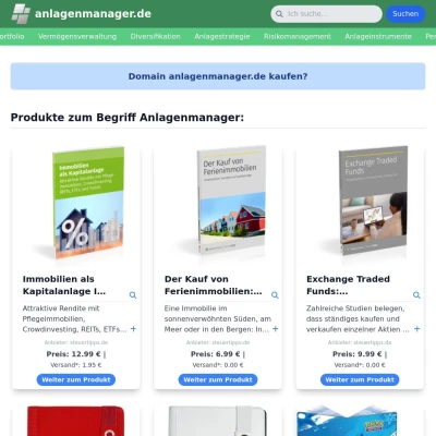 Screenshot anlagenmanager.de