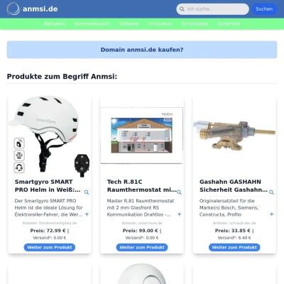 Screenshot anmsi.de