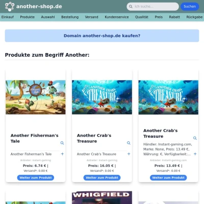 Screenshot another-shop.de