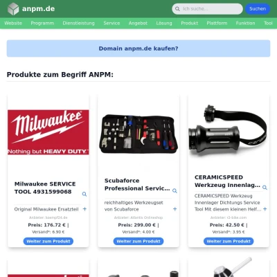 Screenshot anpm.de