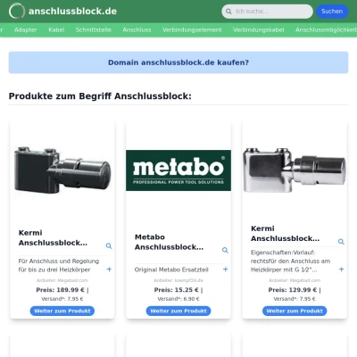 Screenshot anschlussblock.de