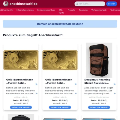 Screenshot anschlusstarif.de