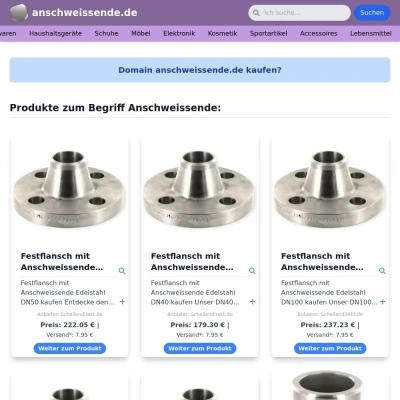 Screenshot anschweissende.de