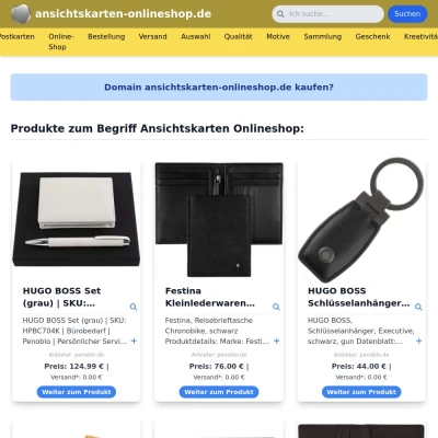 Screenshot ansichtskarten-onlineshop.de