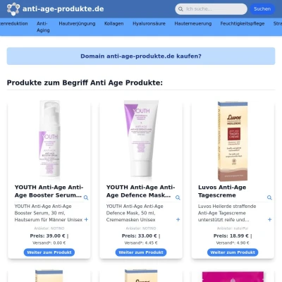 Screenshot anti-age-produkte.de