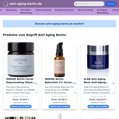 Screenshot anti-aging-berlin.de