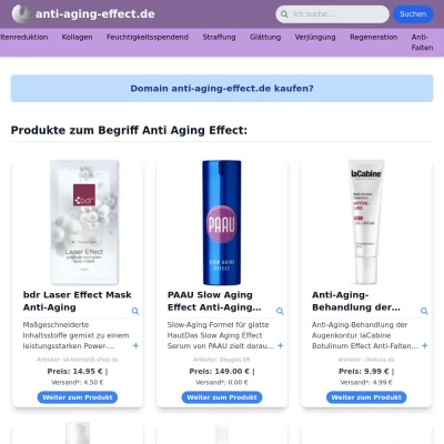 Screenshot anti-aging-effect.de