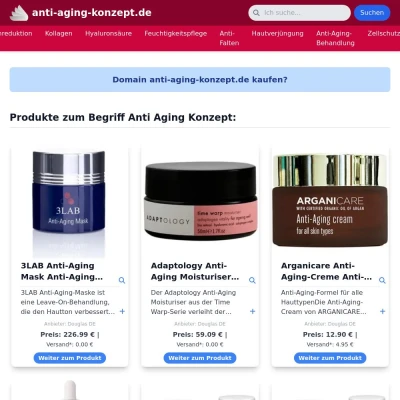 Screenshot anti-aging-konzept.de