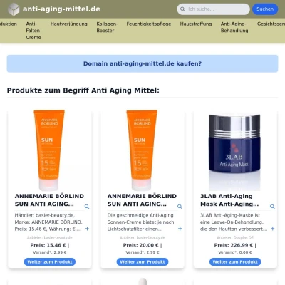 Screenshot anti-aging-mittel.de