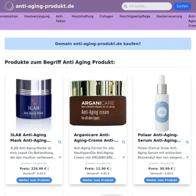 Screenshot anti-aging-produkt.de