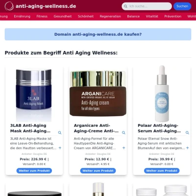 Screenshot anti-aging-wellness.de