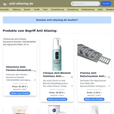 Screenshot anti-aliasing.de