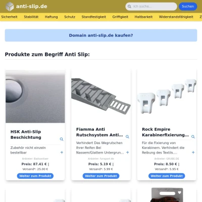 Screenshot anti-slip.de
