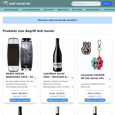 Screenshot anti-social.de