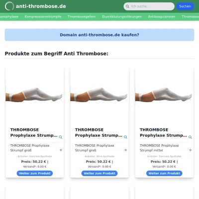 Screenshot anti-thrombose.de