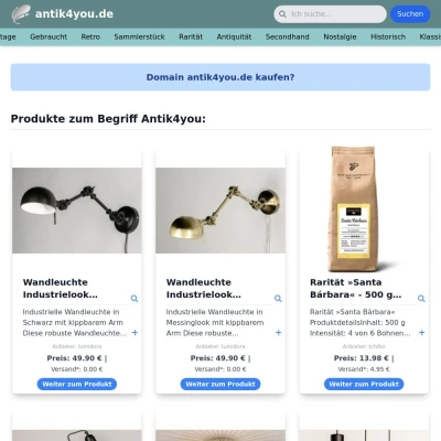 Screenshot antik4you.de