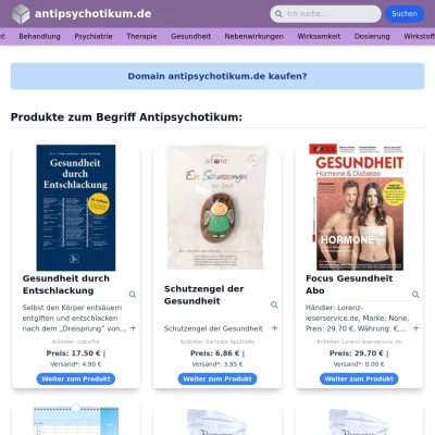 Screenshot antipsychotikum.de