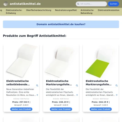 Screenshot antistatikmittel.de