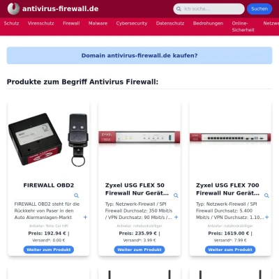 Screenshot antivirus-firewall.de