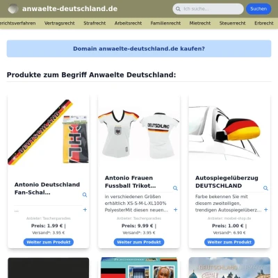 Screenshot anwaelte-deutschland.de