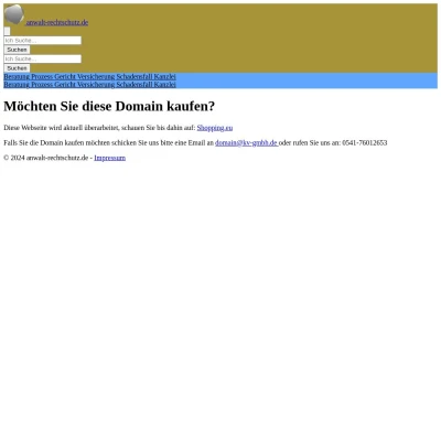 Screenshot anwalt-rechtschutz.de