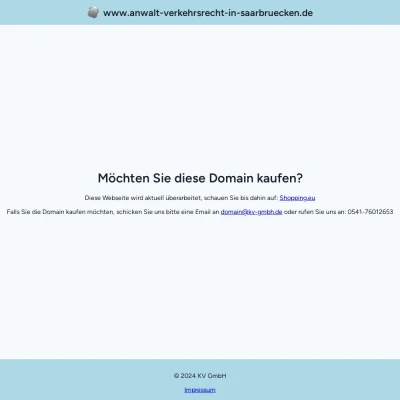 Screenshot anwalt-verkehrsrecht-in-saarbruecken.de