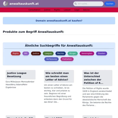 Screenshot anwaltauskunft.at