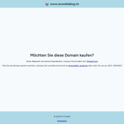 Screenshot anwaltsblog.ch