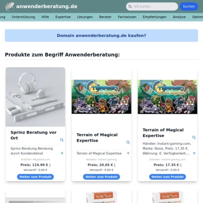 Screenshot anwenderberatung.de