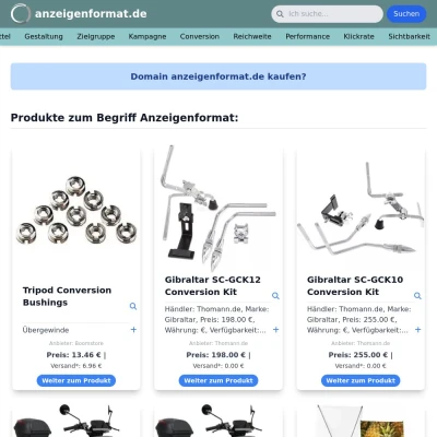 Screenshot anzeigenformat.de