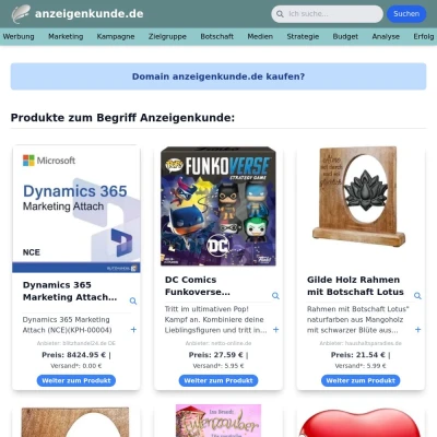 Screenshot anzeigenkunde.de