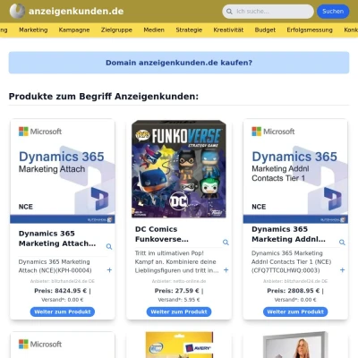 Screenshot anzeigenkunden.de