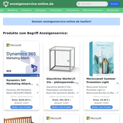 Screenshot anzeigenservice-online.de