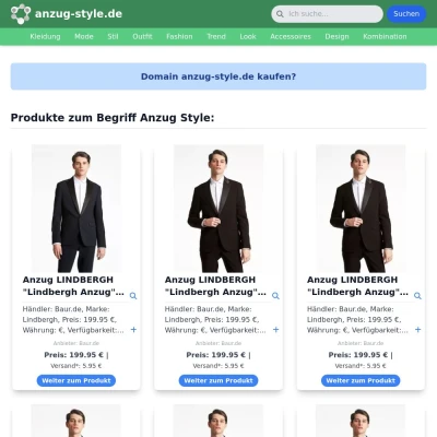 Screenshot anzug-style.de