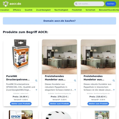 Screenshot aocr.de