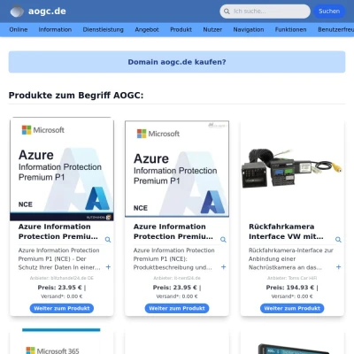 Screenshot aogc.de