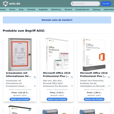 Screenshot aoiz.de