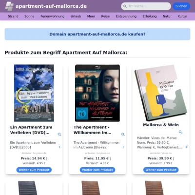 Screenshot apartment-auf-mallorca.de
