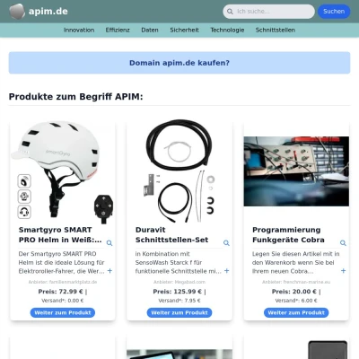 Screenshot apim.de