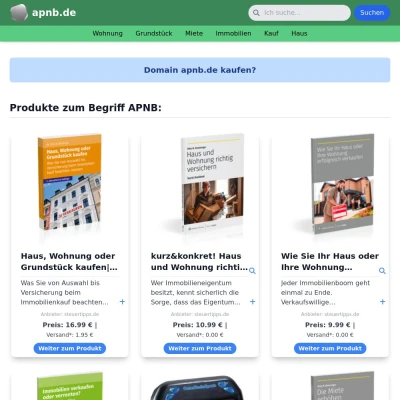 Screenshot apnb.de