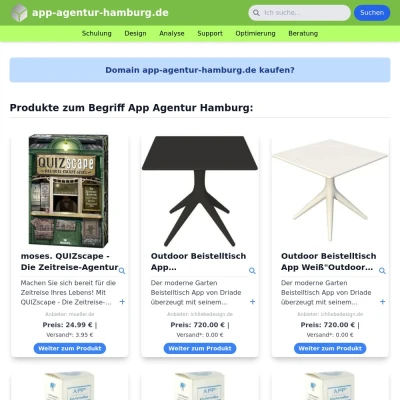Screenshot app-agentur-hamburg.de
