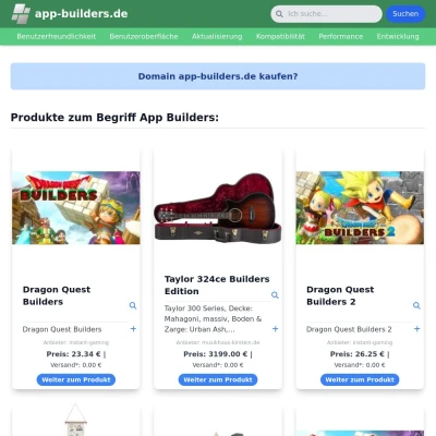 Screenshot app-builders.de