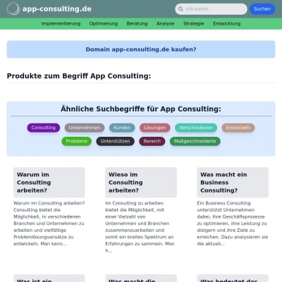 Screenshot app-consulting.de