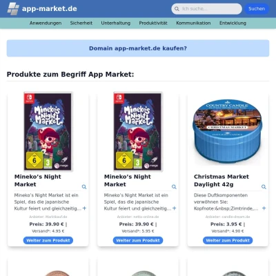 Screenshot app-market.de