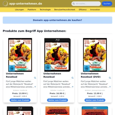 Screenshot app-unternehmen.de