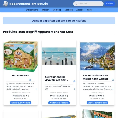 Screenshot appartement-am-see.de